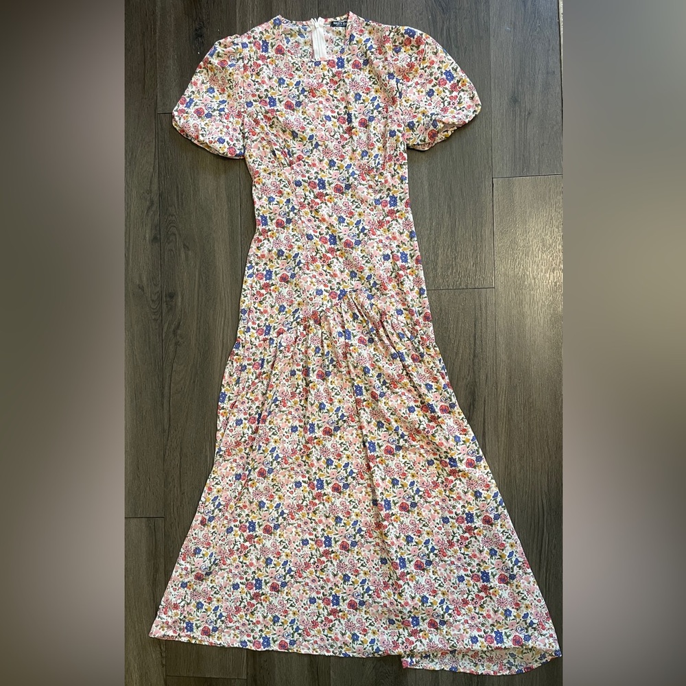 Nasty Gal Floral Tea Dress